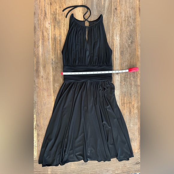 WHBM Little Black Dress, Halter, Fit and Flare, Size 4 - Picture 9 of 11
